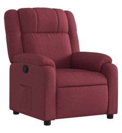 Fauteuil inclinable Rouge bordeaux Tissu