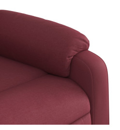 Fauteuil inclinable Rouge bordeaux Tissu