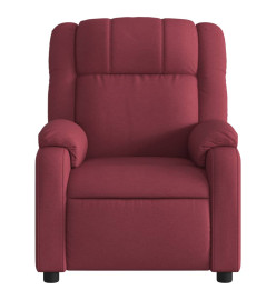 Fauteuil de massage inclinable Rouge bordeaux Tissu