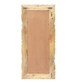 Miroir 110x50 cm Bois de manguier massif