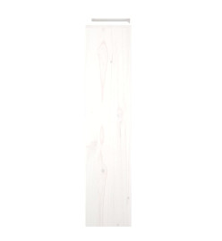 Cache-radiateur Blanc 210x21x85 cm Bois massif de pin