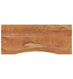 Dessus de bureau 120x50x2,5 cm rectangulaire bois massif acacia