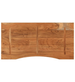 Dessus de bureau 110x60x2,5 cm rectangulaire bois massif acacia