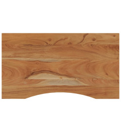 Dessus de bureau 100x50x2,5 cm rectangulaire bois massif acacia