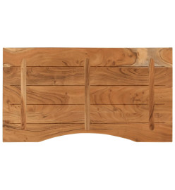 Dessus de bureau 100x50x2,5 cm rectangulaire bois massif acacia