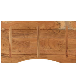 Dessus de bureau 90x50x2,5cm rectangulaire bois massif d'acacia