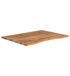 Dessus de bureau 100x80x2,5 cm rectangulaire bois massif acacia