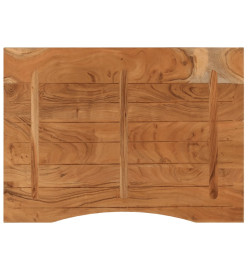 Dessus de bureau 100x80x2,5 cm rectangulaire bois massif acacia