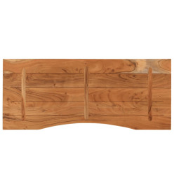 Dessus de bureau 110x50x2,5 cm rectangulaire bois massif acacia