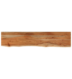 Dessus de table 140x30x2,5 cm rectangulaire bois massif acacia