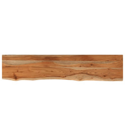 Dessus de table 180x40x2,5 cm rectangulaire bois massif acacia