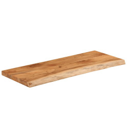 Dessus de table 90x40x2,5 cm rectangulaire bois massif acacia