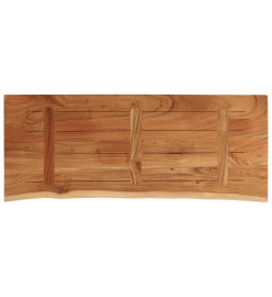 Dessus de table 90x40x2,5 cm rectangulaire bois massif acacia