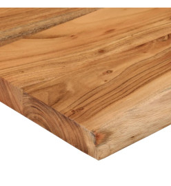 Dessus de table 90x40x2,5 cm rectangulaire bois massif acacia