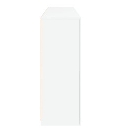 Buffet avec lumières LED blanc 162x37x100 cm
