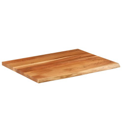 Dessus de table 100x80x2,5 cm rectangulaire bois massif acacia