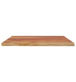 Dessus de table 110x80x3,8 cm rectangulaire bois massif acacia