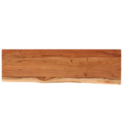 Dessus de table 120x40x3,8 cm rectangulaire bois massif acacia