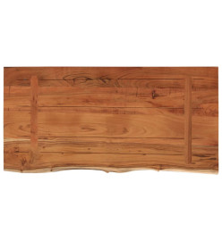 Dessus de table 80x40x3,8 cm rectangulaire bois massif acacia