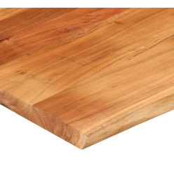 Dessus de table 100x80x3,8 cm rectangulaire bois massif acacia