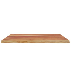 Dessus de table 110x80x2,5 cm rectangulaire bois massif acacia