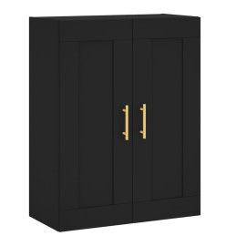 Armoire murale noir 69,5x34x90 cm bois d'ingénierie