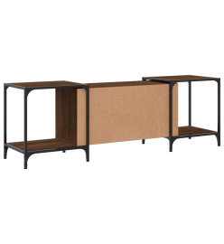 Meuble TV chêne marron 153x37x50 cm bois d'ingénierie