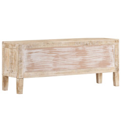 Meuble TV 110x35x46 cm bois massif de manguier