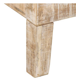 Meuble TV 110x35x46 cm bois massif de manguier