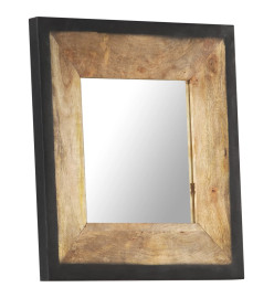 Miroir 50x50 cm Bois de manguier massif