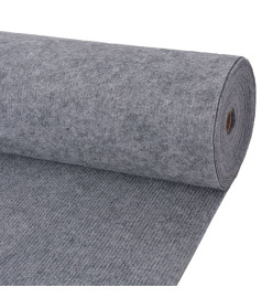 Tapis strié pour exposition 1,2x15 m Gris