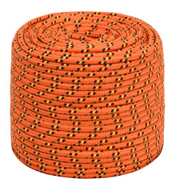 Corde de bateau Orange 10 mm 500 m Polypropylène