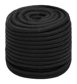 Corde de bateau Noir complet 18 mm 50 m Polypropylène