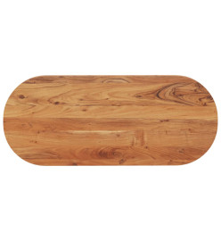 Dessus de table 100x40x3,8 cm ovale bois massif d'acacia