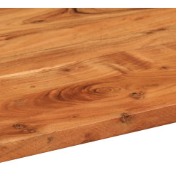 Dessus de table 100x40x3,8 cm ovale bois massif d'acacia