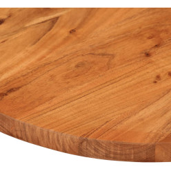 Dessus de table 100x50x3,8 cm ovale bois massif d'acacia