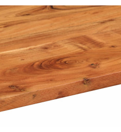 Dessus de table 140x50x2,5 cm ovale bois massif d'acacia