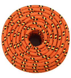 Corde de bateau Orange 12 mm 100 m Polypropylène