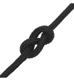 Corde de bateau Noir complet 14 mm 100 m Polypropylène