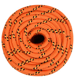 Corde de bateau Orange 16 mm 50 m Polypropylène