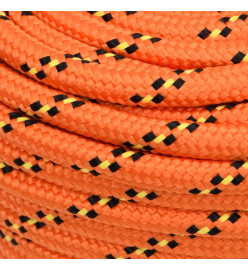 Corde de bateau Orange 16 mm 50 m Polypropylène