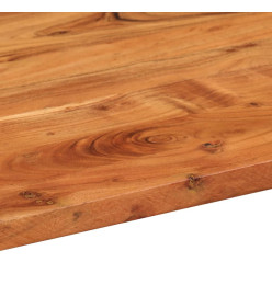 Dessus de table 100x40x2,5 cm ovale bois massif d'acacia