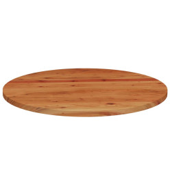 Dessus de table Ø70x2,5 cm rond bois massif d'acacia