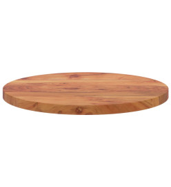 Dessus de table Ø60x2,5 cm rond bois massif d'acacia