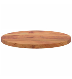 Dessus de table Ø40x2,5 cm rond bois massif d'acacia