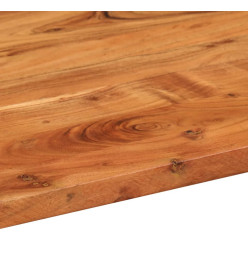 Dessus de table 110x50x3,8 cm ovale bois massif d'acacia