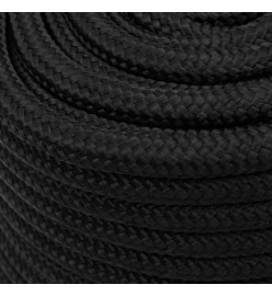 Corde de bateau Noir complet 16 mm 25 m Polypropylène