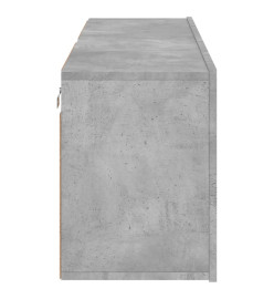 Meubles TV muraux 2 pcs gris béton 60x30x41 cm