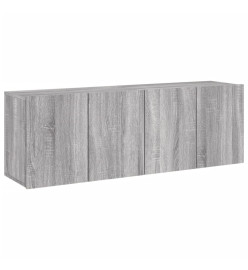 Meubles TV muraux 2 pcs sonoma gris 60x30x41 cm