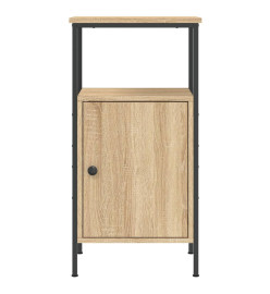 Table de chevet chêne sonoma 41x31x80 cm bois d'ingénierie